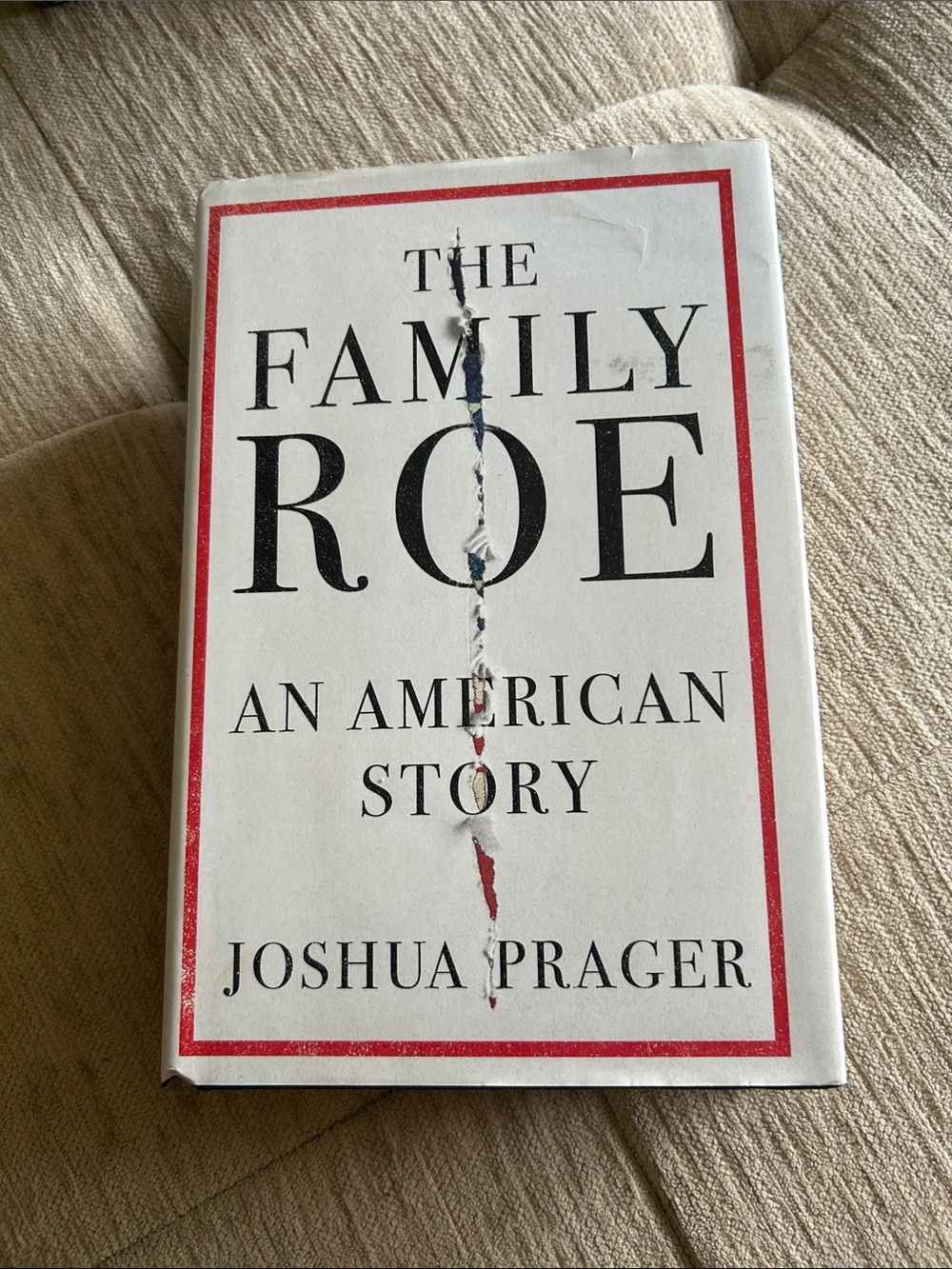 The Family Roe by Joshua Prager - White & Red Hardcover